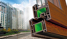 Арочное окно LUX 1900x2200 для элитного строительства